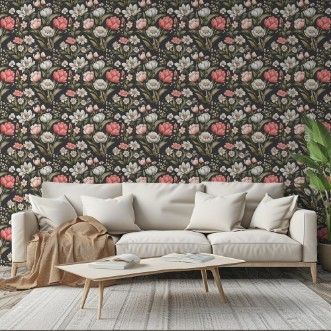 Adriana Dark Grey - 1063801-01 wallpaper Scandza