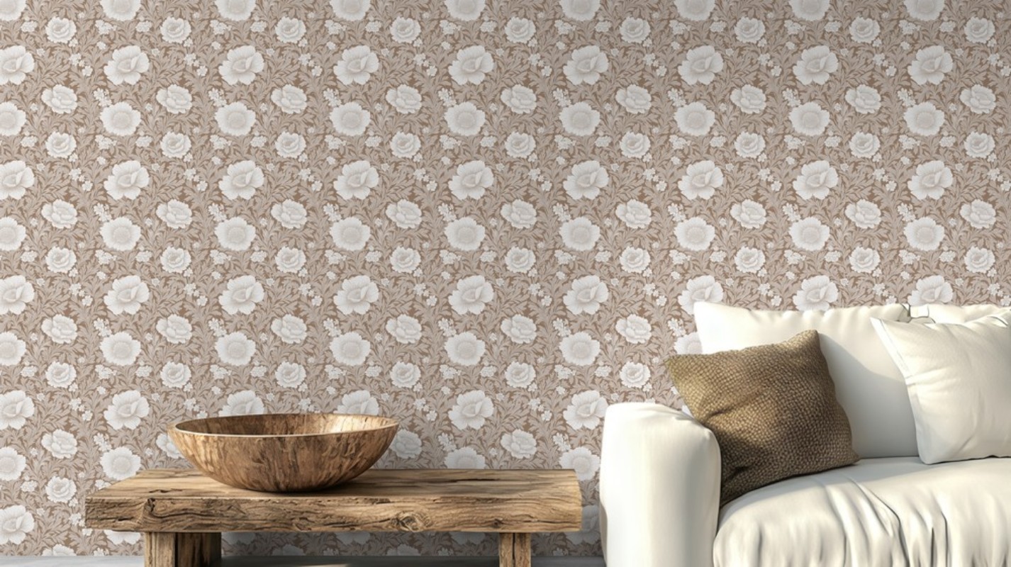 Leonor Beige - 1065001-03 wallpaper Scandza