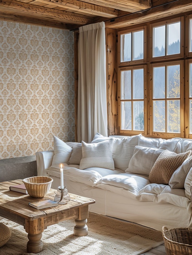 Kullersta Beige - 1065601-01 wallpaper Scandza