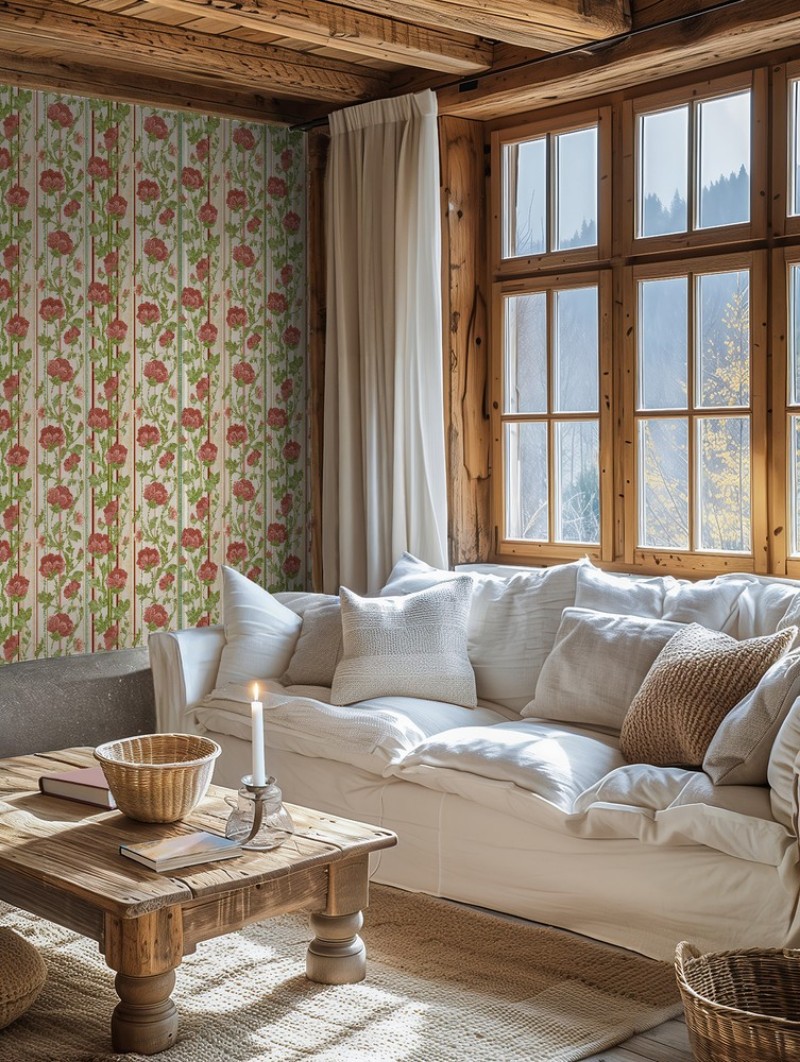 Marielund Red - 1068401-02 wallpaper Scandza