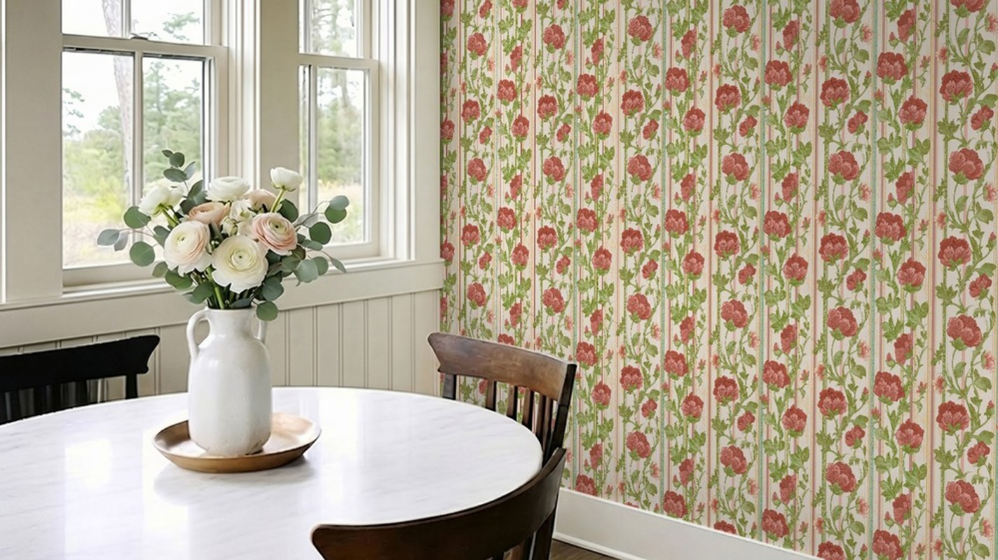 Marielund Red - 1068401-02 wallpaper Scandza