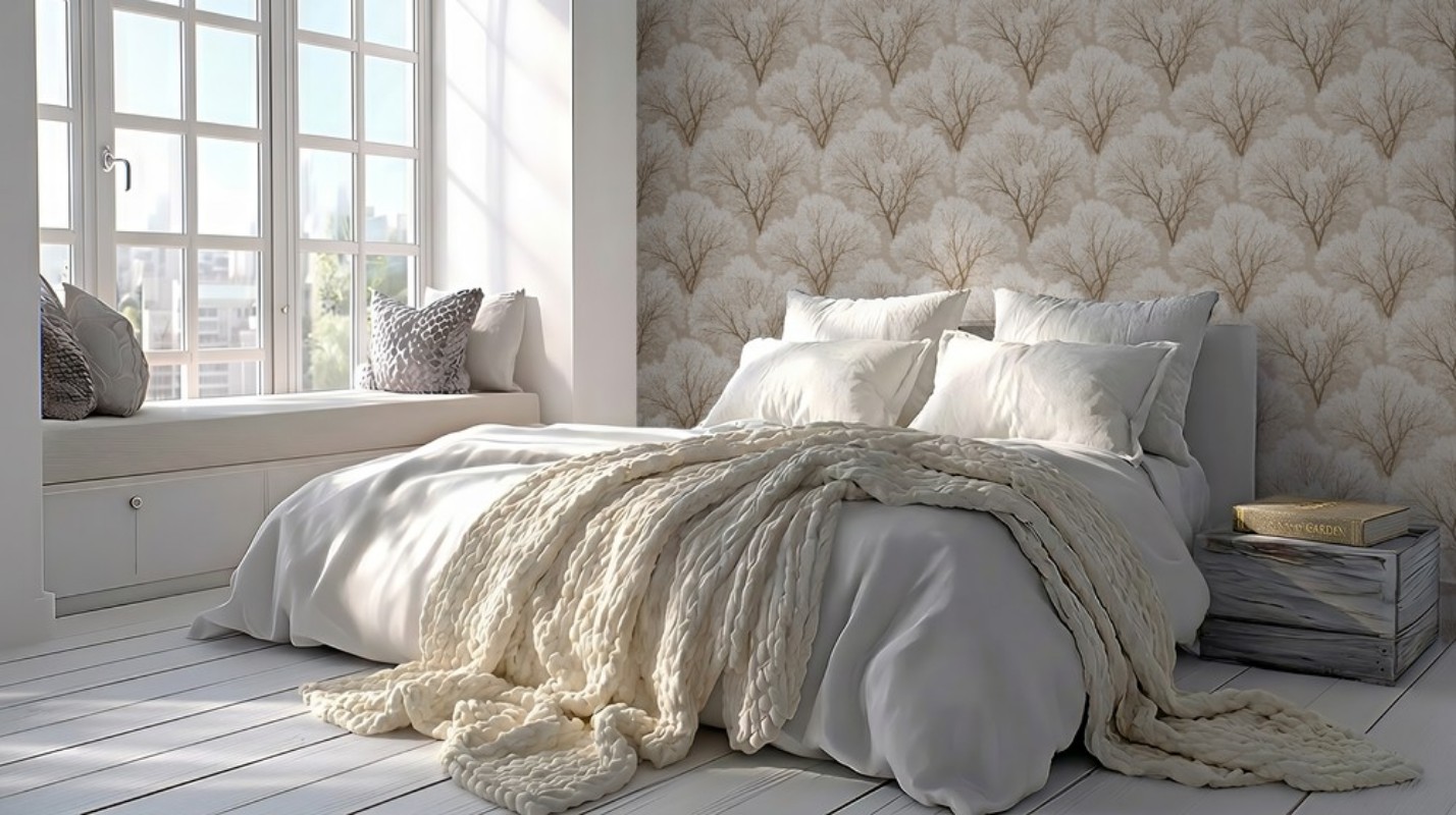 Sverre Beige - 1073501-02 wallpaper Scandza