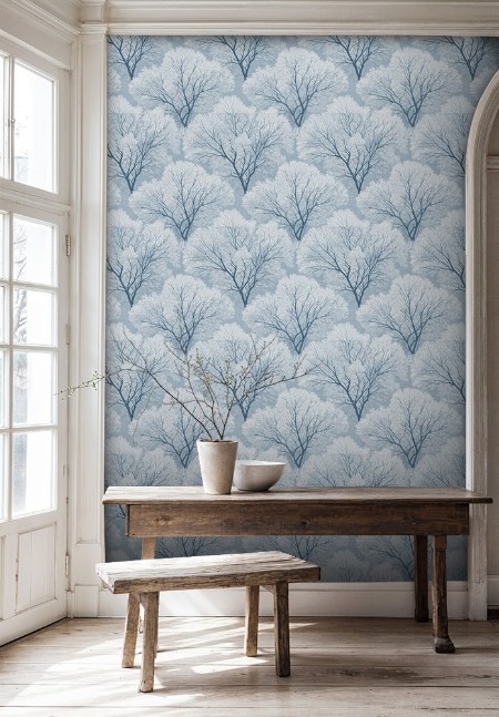 Sverre Blue - 1073501-03 wallpaper Scandza