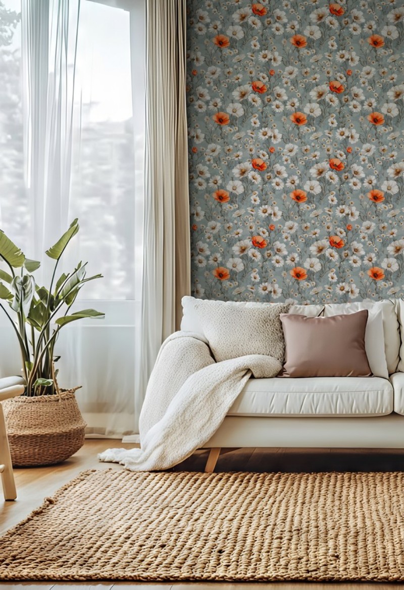 Kirsti Light Grey - 1075501-01 wallpaper Scandza