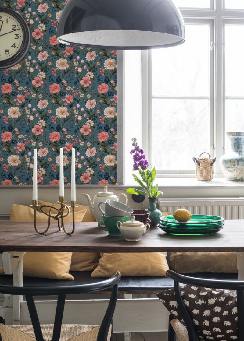 Soila Blue - 1075801-02 wallpaper Scandza