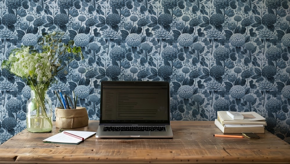 Antonia Blue - 1076001-02 wallpaper Scandza