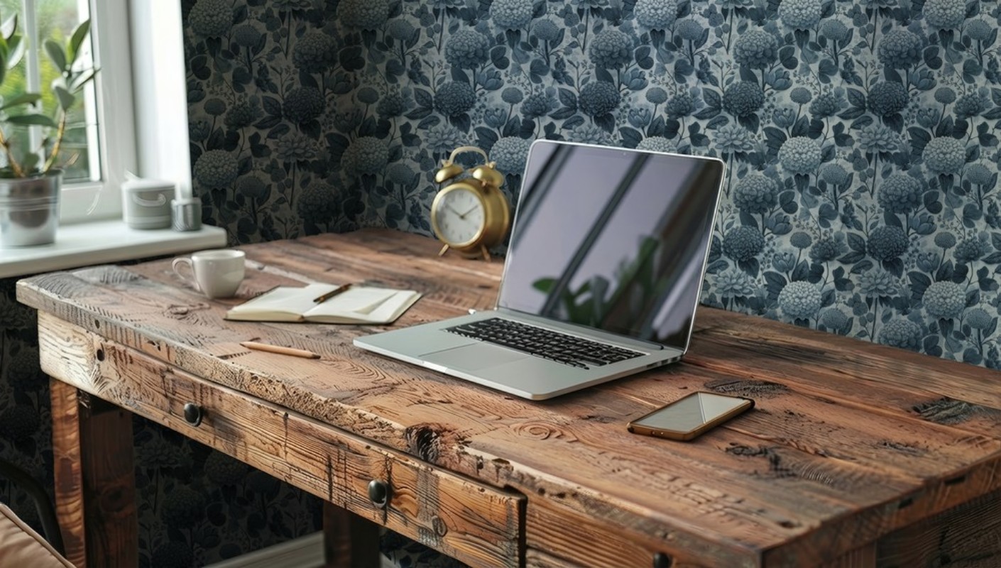 Antonia Blue - 1076001-02 wallpaper Scandza