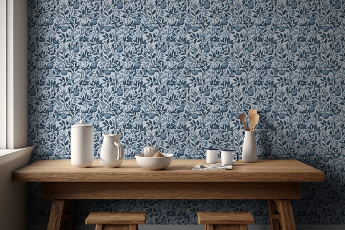 Lauge Blue - 1076401-03 wallpaper Scandza