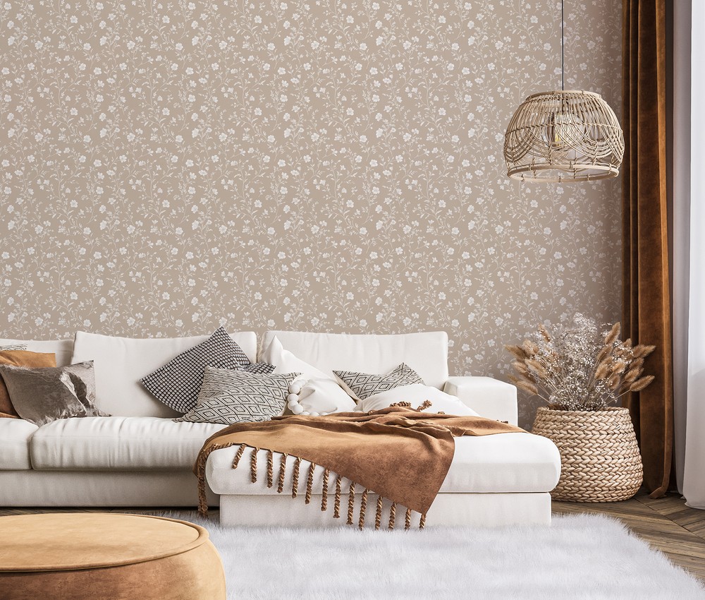 Emelina Beige - 1076501-02 wallpaper Scandza