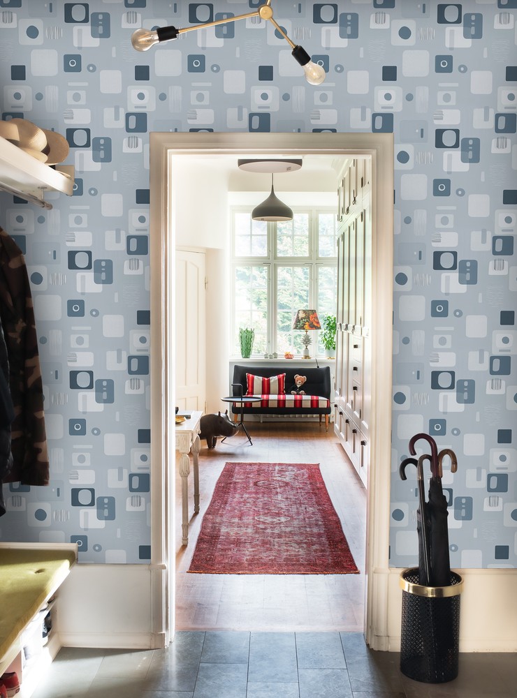 Dante Blue - 1077401-02 wallpaper Scandza