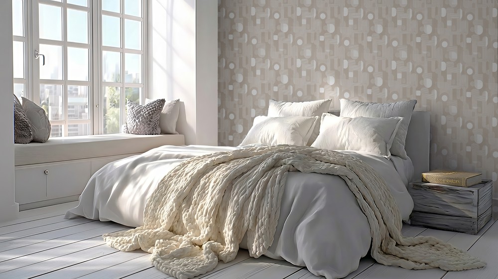 Erik Beige - 1077601-02 photowallpaper Scandza