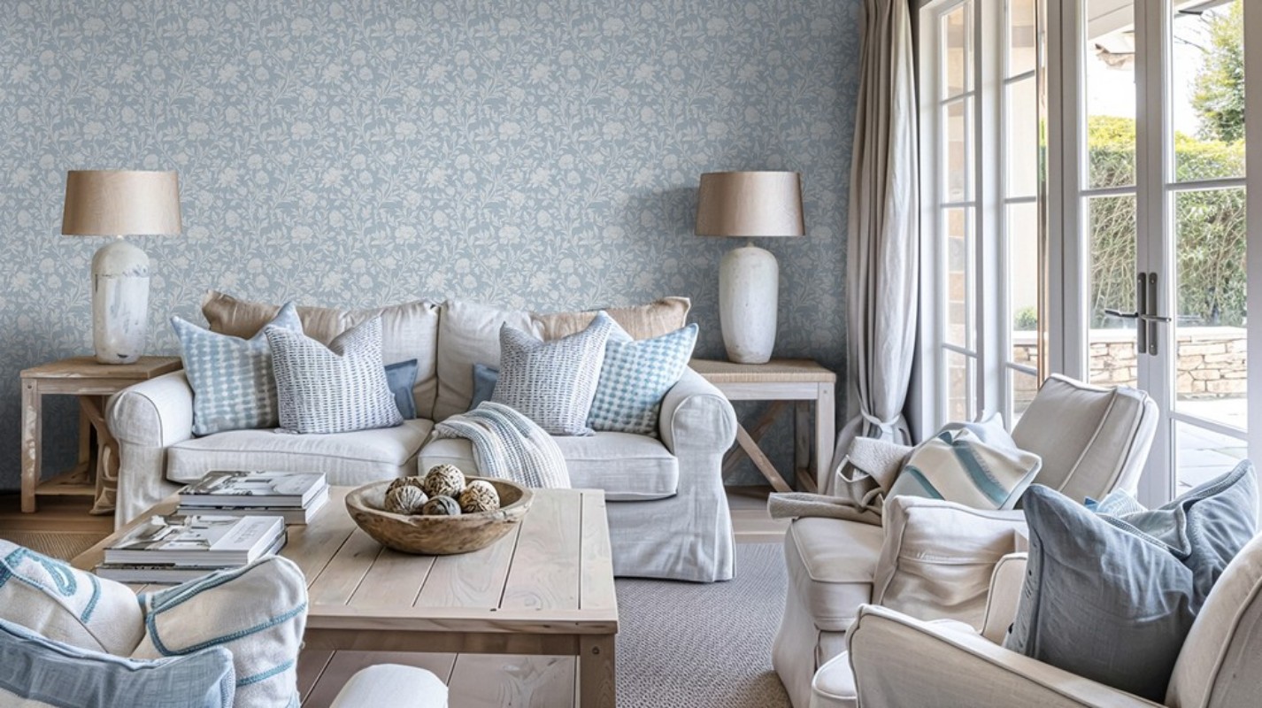 Alisa Blue - 1081001-02 wallpaper Scandza