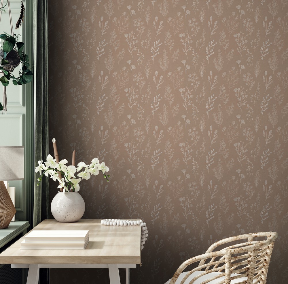 Eija Beige - 1081101-01 wallpaper Scandza