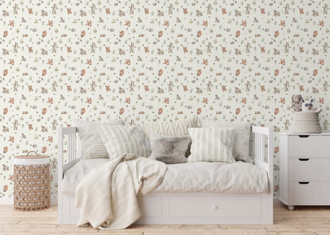 Picture of Wild friends Soft Yellow - 1028401-01