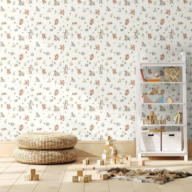 Picture of Wild friends Soft Yellow - 1028401-01