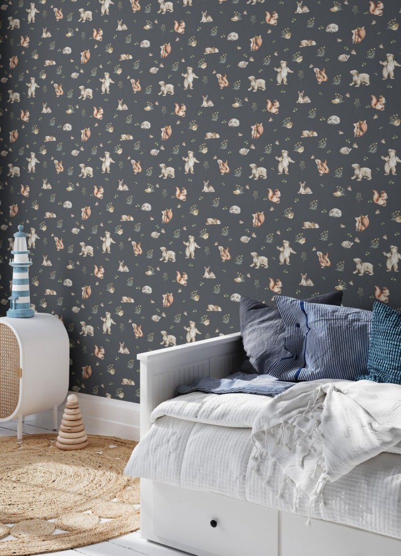 Picture of Wild friends Midnight Blue - 1028401-05