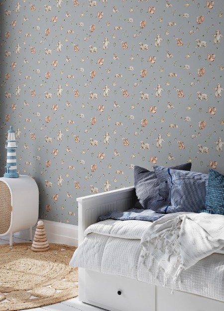 Picture of Wild friends Dusty Blue - 1028401-06