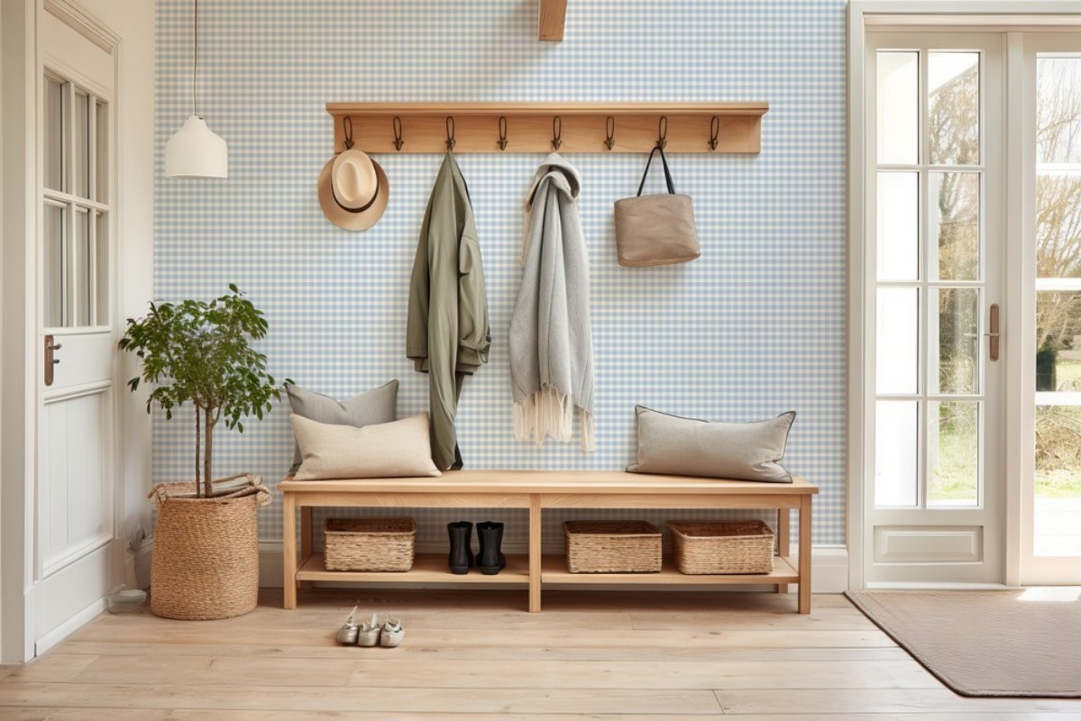 Picture of Checkered petite Light Blue - 1031501-04