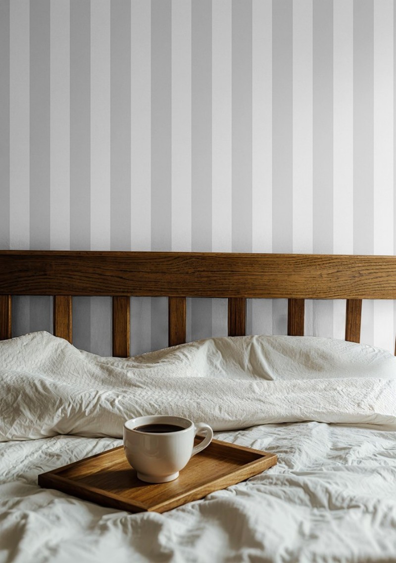 Picture of Striped Linen Light Grey - 1031601-04