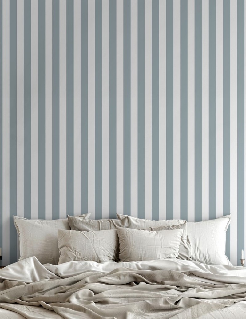 Picture of Striped Linen Blue - 1031601-05