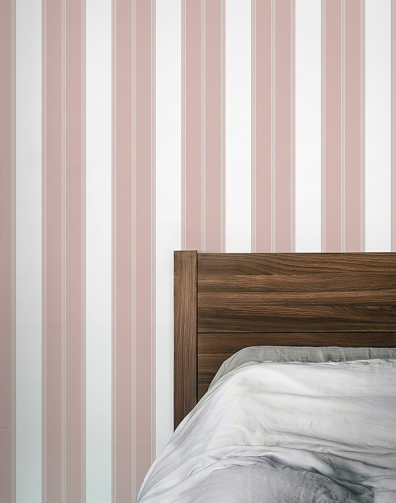 Afbeeldingen van Heritage Stripes Dusty Pink - 1031801-06