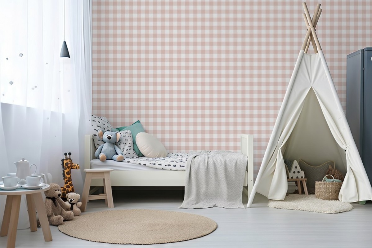 Picture of Checkered Dusty Pink - 1031901-07