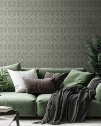 Afbeeldingen van Bouquet de Roses mirror in Green - 1032101-01