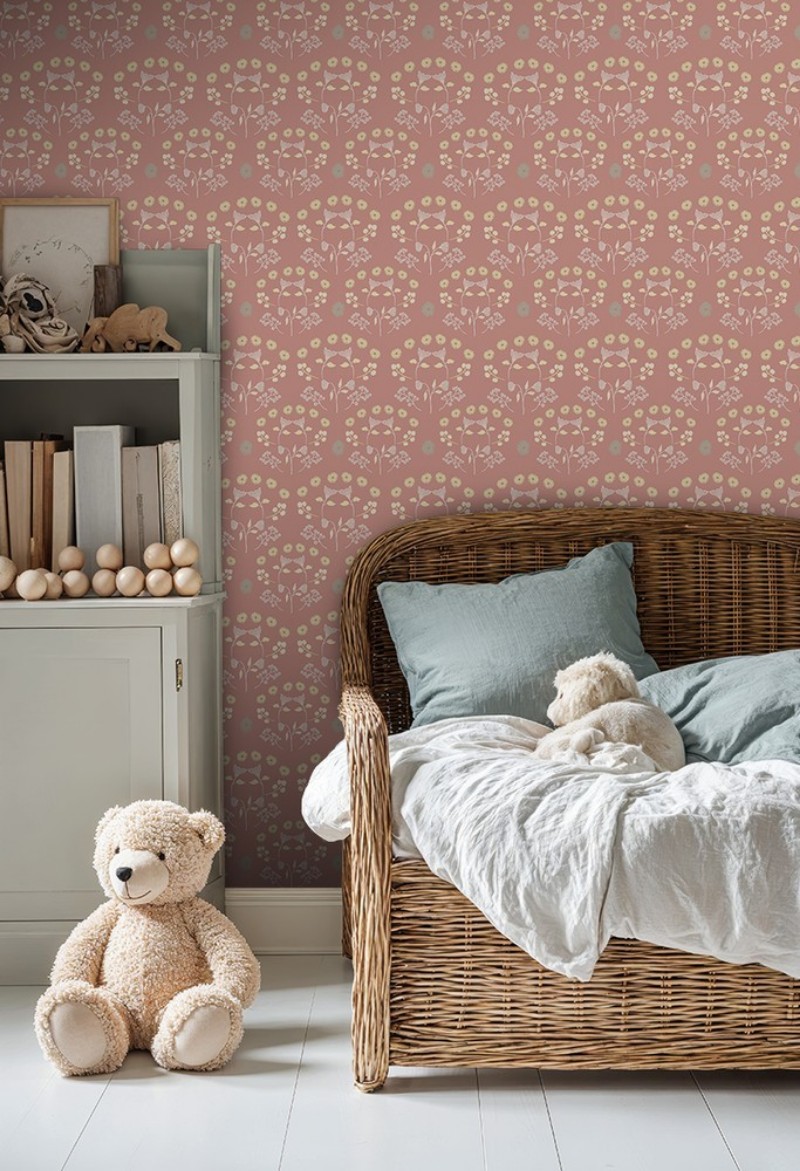 Picture of Medaillon Poppies Salmon - 1033301-03