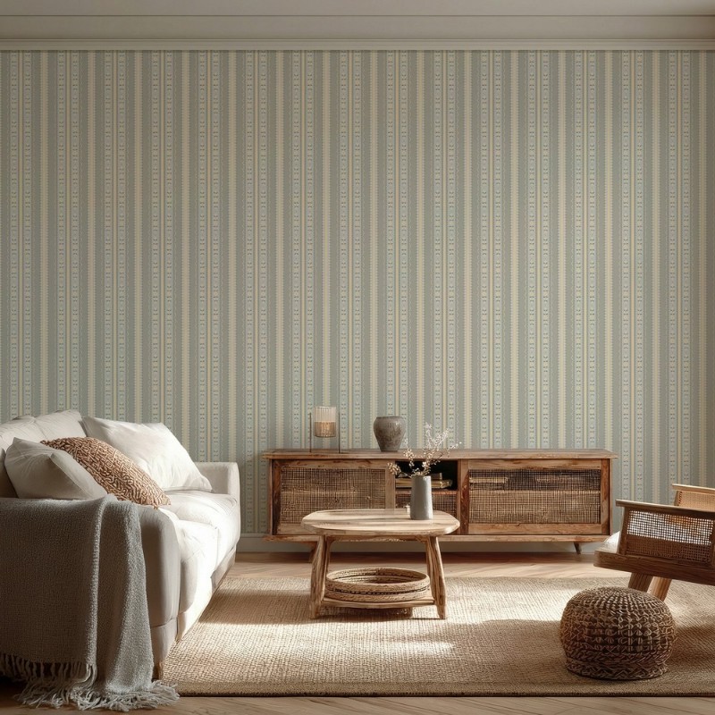 Picture of Estelle Stripe Pear Gray - 1037101-03