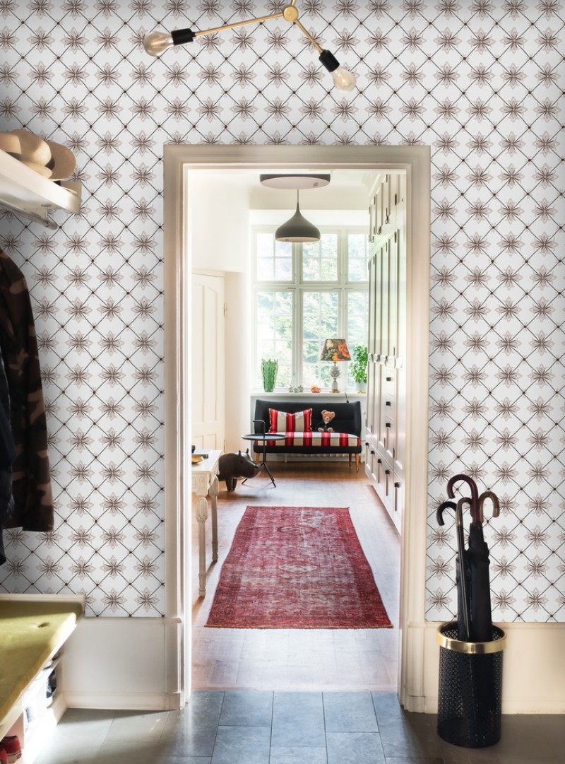 Vaxholm Beige - 1061801-02 wallpaper Scandza