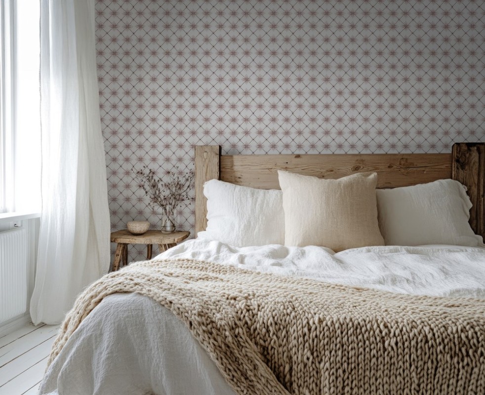 Vaxholm Pink - 1061801-03 wallpaper Scandza