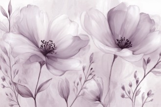 Picture of Watercolor Flowers III
