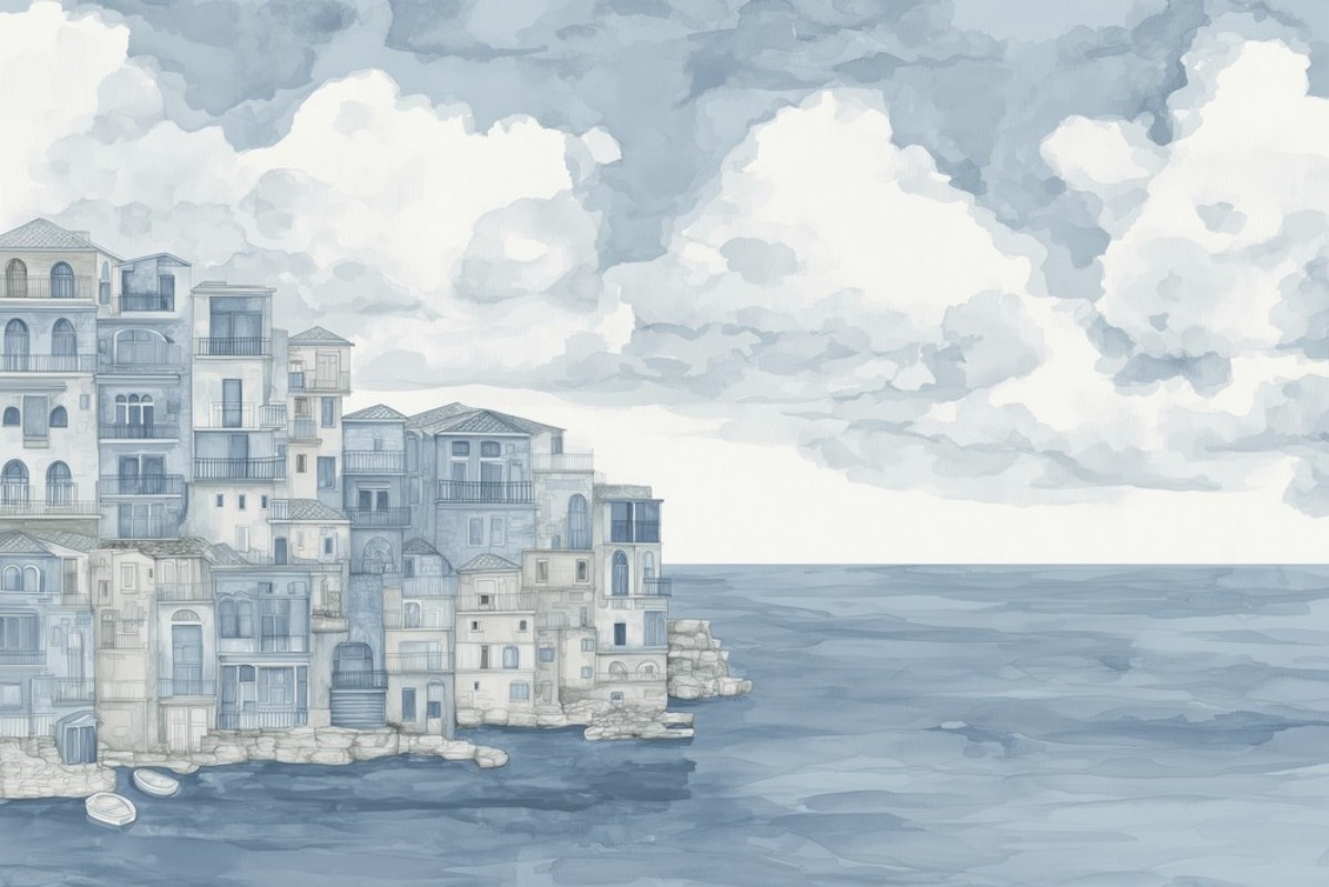 Picture of Village By the Sea II