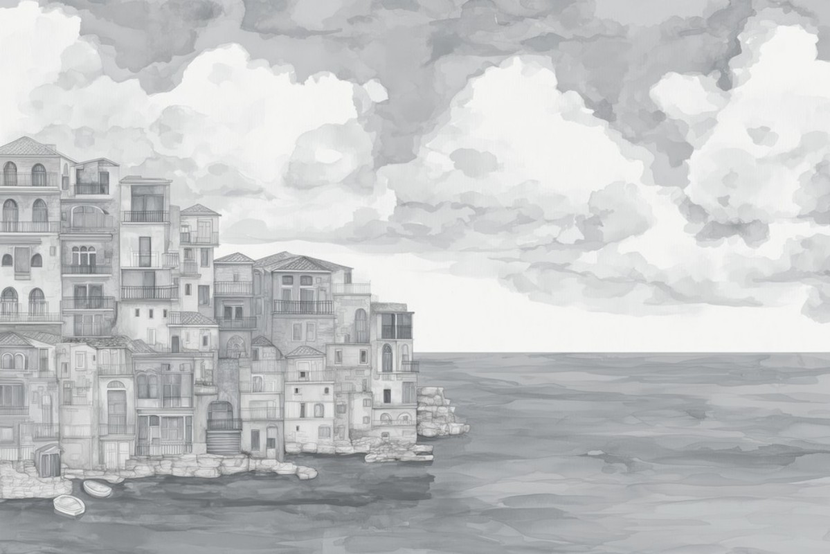 Picture of Village By the Sea III