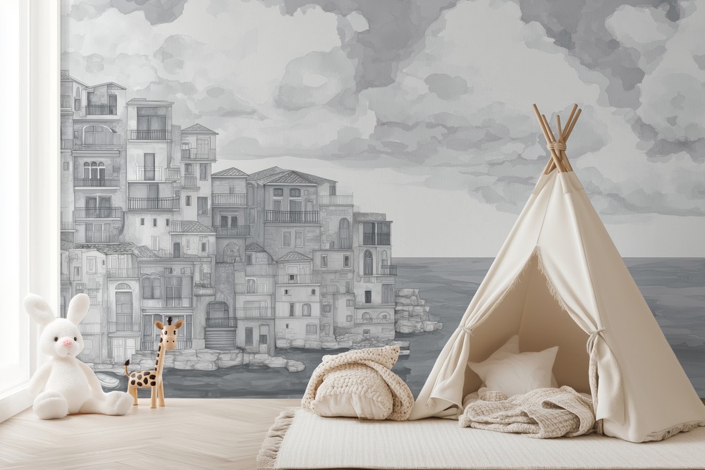 Slika Village By the Sea III