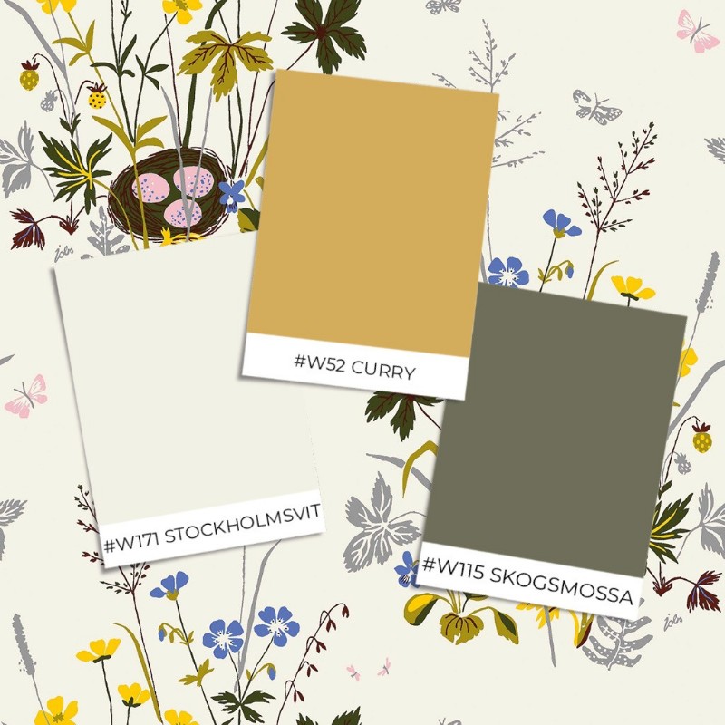 Bild på Färgsättning Lisbet Jobs Fågelbo - 1961 - 08736-01