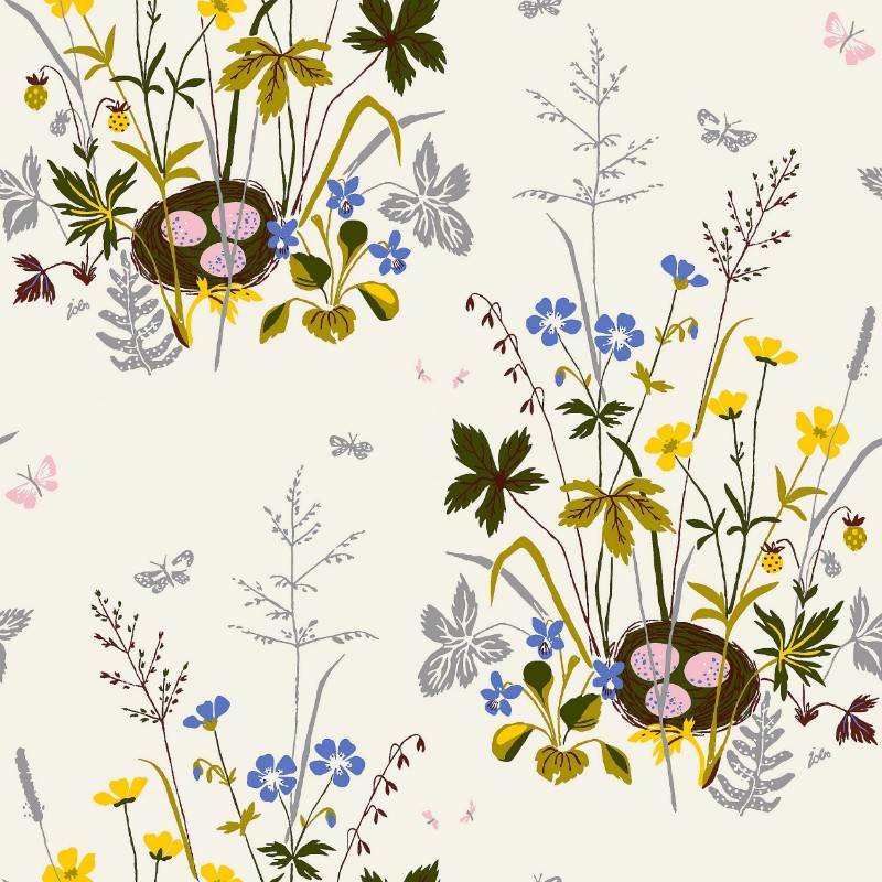 Bild på Färgsättning Lisbet Jobs Fågelbo - 1961 - 08736-01