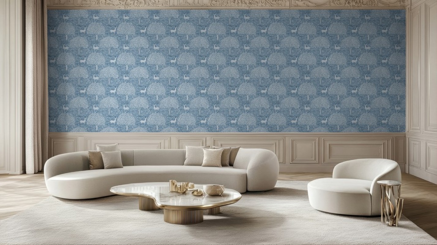 Edvard Blue - 1077001-02 wallpaper Dreamland