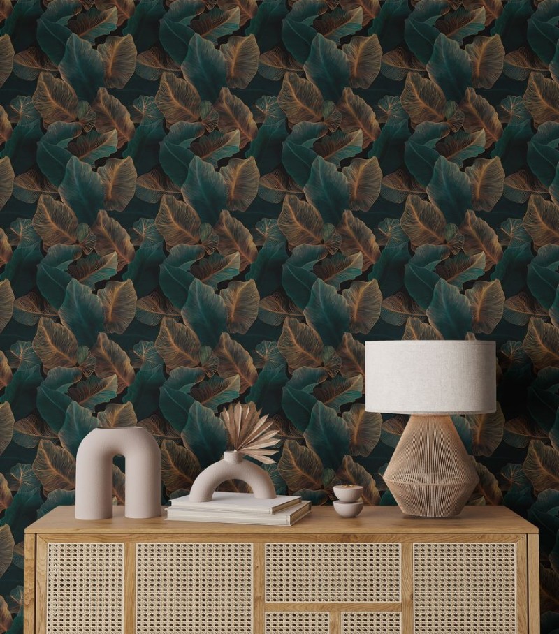 Anwar Green - 1076901-01 wallpaper Blue Monkey