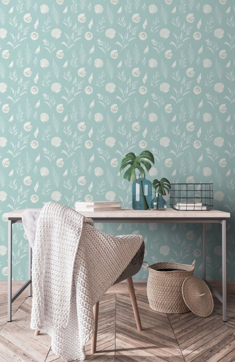 Klara Mint - 1097601-02 wallpaper Scandza