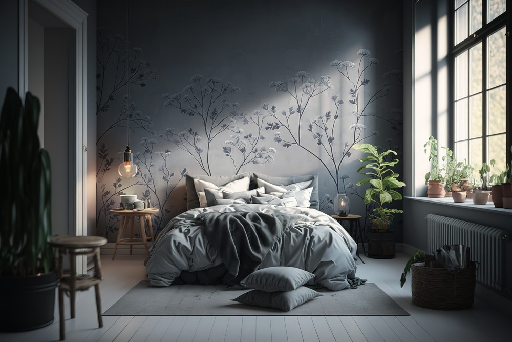 Bild vun Grass Against Wall I