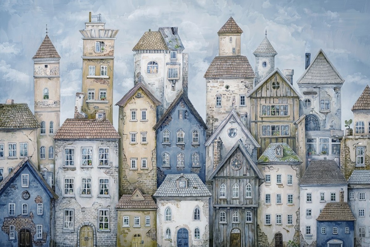 Picture of Väriyhdistelmä In the Old Town III - 08977-01