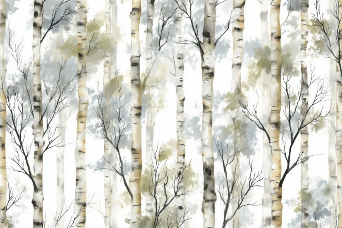 Bild på Memories of Birch Trees I