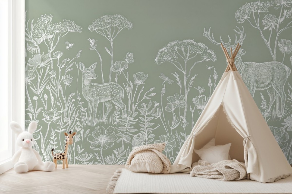 Picture of Fargesammensetning Forest Graphic II - 08985-01