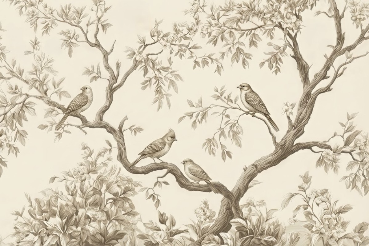 Bild vun Birds on Branches I