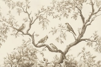 Bild på Birds on Branches I