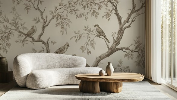 Pilt Birds on Branches I