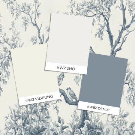 Bild vun Muster Stil - Birds on Branches II