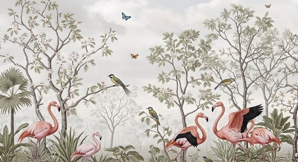 Bild på Flamingo Garden I