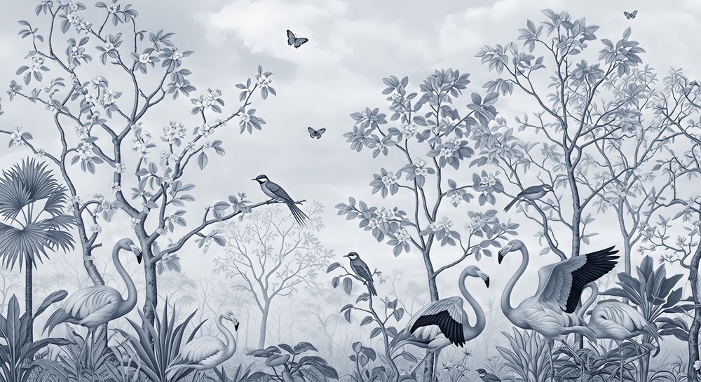 Pilt Flamingo Garden II